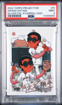 2022 Topps PROJECT100 51 Shohei Ohtani Silver Foil Stamped Logo /299 PSA 9