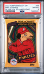 2022 Topps PROJECT100 54 Mike Schmidt Silver Foil Stamped Logo /299 PSA 8