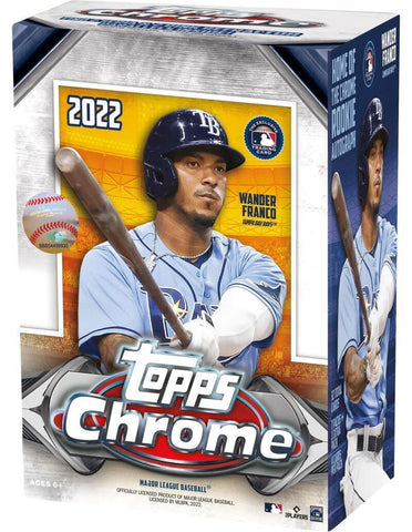 2022 Topps Chrome Baseball Blaster Box - 8 Packs