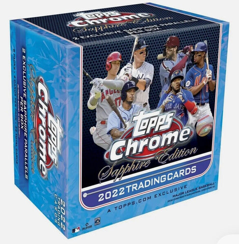 2022 Topps Chrome Sapphire Baseball Hobby Box