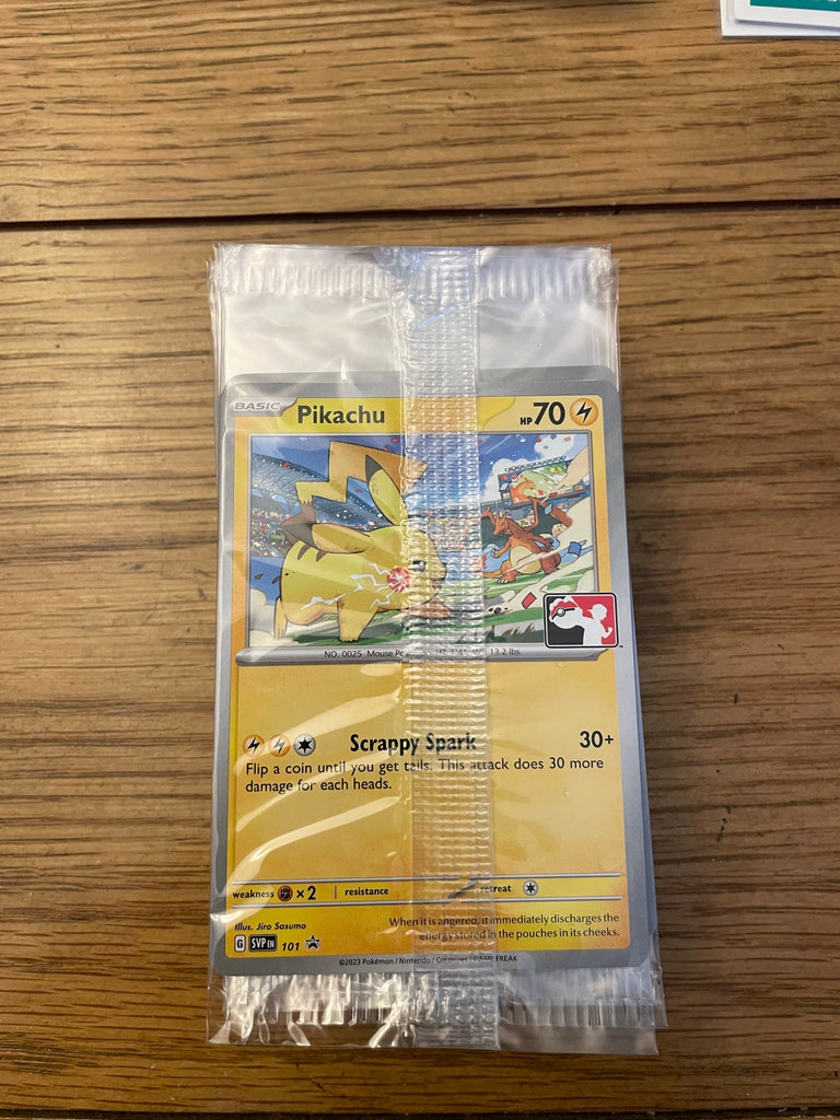 2023 Pokemon Scarlet & Violet Promo Pikachu SVP 101 Pokemon League Pro 3G Cards & Collectibles, LLC 2023 Pokemon Scarlet & Violet Promo Pikachu SVP 101 Pokemon League Pro 3G Cards & Collectibles, LLC