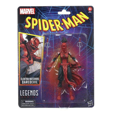Marvel Legends Retro Spider-man Elektra Natchios (Daredevil) 6" Figure