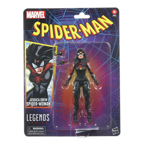 Marvel Legends Retro Spider-man Jessica Drew Spider-Woman 6" Figure