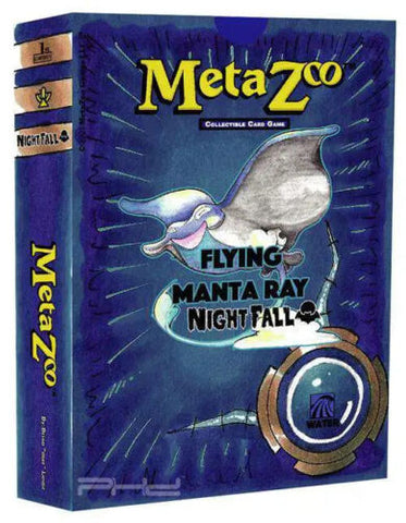 Metazoo TCG Nightfall 1st Edition Theme Deck Flying Manta Ray Water