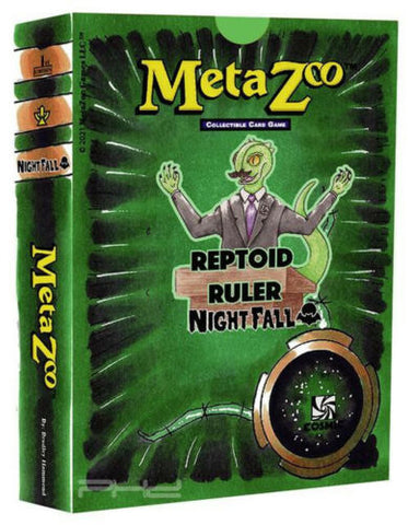 Metazoo TCG Nightfall 1st Edition Theme Deck Reptoid Ruler Cosmic