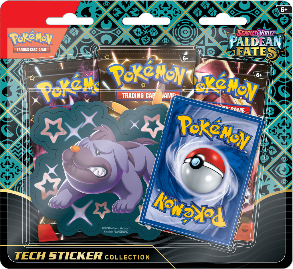 Pokemon TCG Paldean Fates Sticker Collection Set of 3 – 3G Cards &  Collectibles, LLC