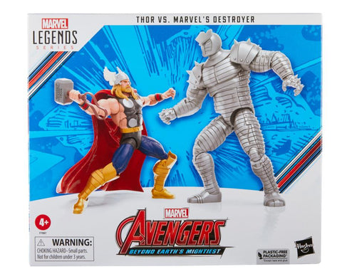 The Avengers 60th Anniversary Marvel Legends Thor vs. The Destroyer Two-Pack