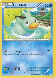Ducklett (7) (7) [XY Trainer Kit: Pikachu Libre & Suicune]