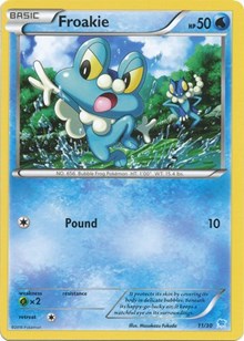 Froakie (11) (11) [XY Trainer Kit: Pikachu Libre & Suicune]