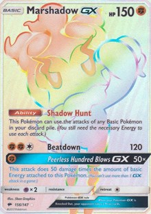 Marshadow GX (Secret) (156) [SM - Burning Shadows]