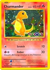 Charmander (Toys R Us Promo) (9) [Miscellaneous Cards & Products]