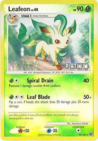 Leafeon (Platinum) (24) [Burger King Promos]