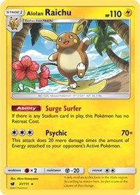 Alolan Raichu (SM Crimson Invasion) (31) [Deck Exclusives]