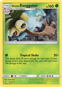 Alolan Exeggutor - 2/131 (SM Forbidden Light) (2) [Deck Exclusives]