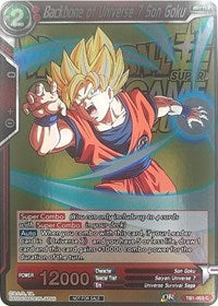 Backbone of Universe 7 Son Goku (Metallic Foil) (Event Pack 2018) [TB1-003]
