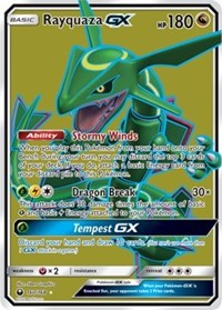 Rayquaza GX (Full Art) (160) [SM - Celestial Storm]