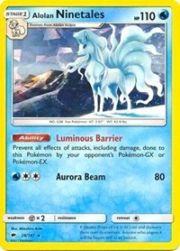 Alolan Ninetales - 28/147 (Cracked Ice Holo) (28/147) [Deck Exclusives]