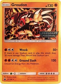 Groudon (Cosmos Holo) [Gamestop Promo] (81/168) [Miscellaneous Cards & Products]