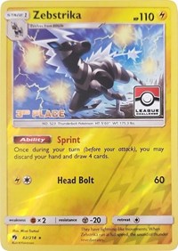 Zebstrika - 82/214 (League Promo) [3rd Place] (82) [League & Championship Cards]