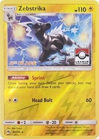Zebstrika - 82/214 (League Promo) [4th Place] (82) [League & Championship Cards]