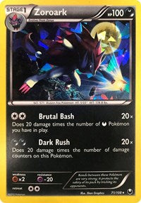 Zoroark - 71/108 (Cracked Ice Holo) (71) [Deck Exclusives]