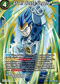 At All Costs Vegeta (Shatterfoil) [BT4-030]