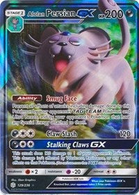 Alolan Persian GX (129/236) [SM - Cosmic Eclipse]