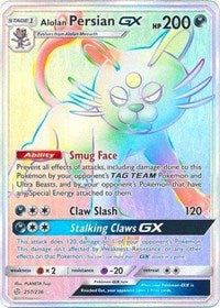 Alolan Persian GX (Secret) (257/236) [SM - Cosmic Eclipse]
