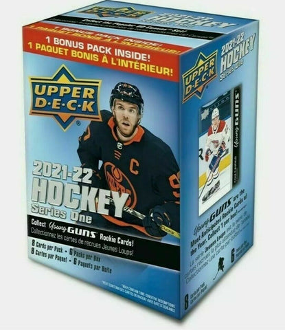 2021-2022 Upper Deck Hockey Series 1 Blaster Box - 6 Packs
