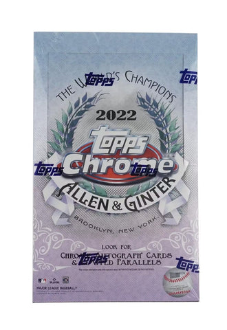 2022 Topps Allen & Ginter Chome Baseball Hobby Box