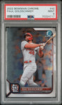 2022 Bowman Chrome 42 Paul Goldschmidt PSA 9