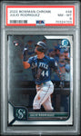 2022 Bowman Chrome 48 Julio Rodriguez RC Rookie Card PSA 8