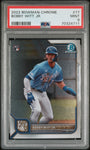 2022 Bowman Chrome 77 Bobby Witt Jr. RC Rookie Card PSA 9