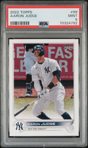 2022 Topps 99 Aaron Judge PSA 9