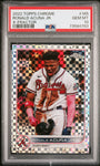 2022 Topps Chrome 165 Ronald Acuna Jr. X-Fractor PSA 10