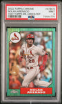 2022 Topps Chrome 1987 Topps Baseball 87BC5 Nolan Arenado Green Refractor PSA 9