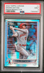 2022 Topps Chrome 1 Shohei Ohtani Prism Refractor PSA 9