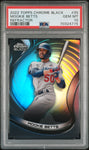 2022 Topps Chrome Black 35 Mookie Betts Refractor /199 PSA 10