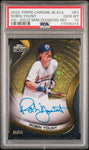 2022 Topps Chrome Black Autographs Robin Yount Gold Mini Diamond /50 PSA 10