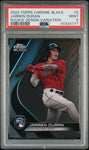 2022 Topps Chrome Black Rookie Design Variations 2 Jarren Duran RC PSA 9