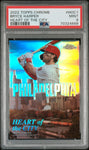 2022 Topps Chrome Heart of the City HOC1 Bryce Harper PSA 9