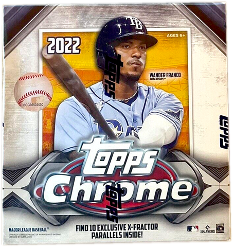 2022 Topps Chrome Baseball Mega Box - X-Fractor Parallels