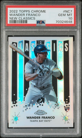 2022 Topps Chrome New Classics NC7 Wander Franco RC Rookie Card PSA 10