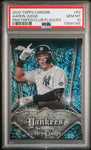 2022 Topps Chrome Pinstriped Club Plaques P2 Aaron Judge PSA 10