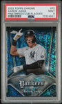 2022 Topps Chrome Pinstriped Club Plaques P2 Aaron Judge PSA 9