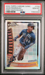 2022 Topps Chrome Sonic 1996 Youthquake YQ2 Julio Rodriguez RC Rookie PSA 10