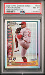 2022 Topps Chrome Sonic 1996 Youthquake YQ4 Hunter Greene RC Rookie PSA 8