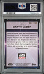 2022 Topps Chrome Star Wars Galaxy 2 Darth Vader Atomic Refractor /150 PSA 10