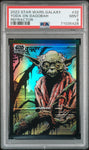 2022 Topps Chrome Star Wars Galaxy 32 Yoda on Dagobah Refractor PSA 9