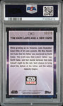 2022 Topps Chrome Star Wars Galaxy 46 Dark Lord and A New Hope Prism Refractor /75 PSA 10